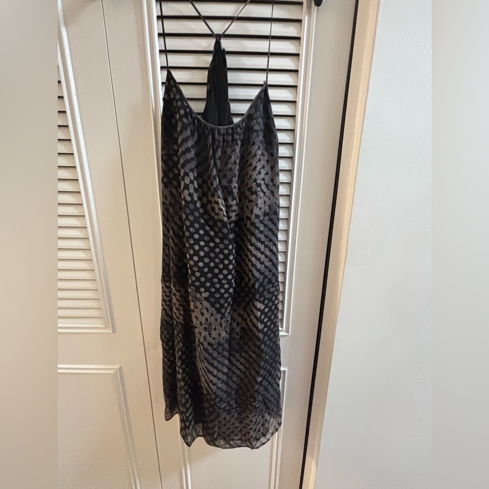 Silk Theory Printed Racerback Dress Sz SP-0119